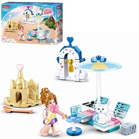 Конструктор SLUBAN M38-B0862 "Happy Diary": Відпочинок на пляжі, 102 дет. - 1 - smarttoys.com.ua