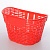 Кошик AS1911 для 18-20 д., пластик, червоний, розмір 26-17-19,5 см. - 1 - smarttoys.com.ua