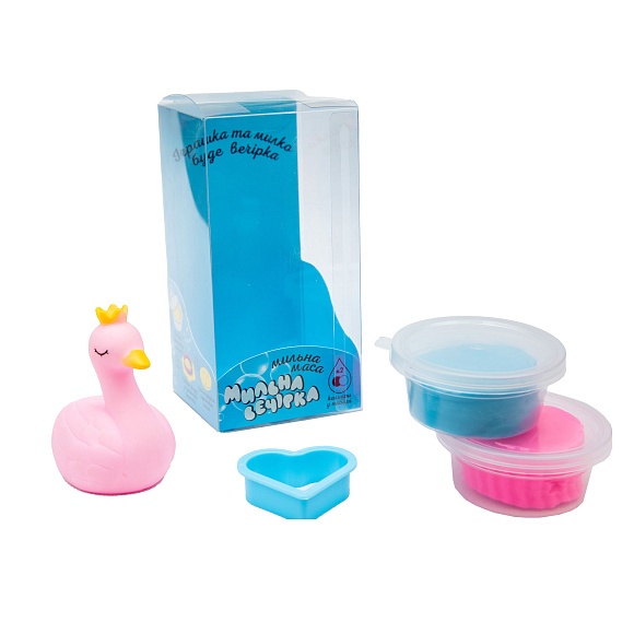 Набір для творчості 32108 (укр) "Мильна вечірка - лебідь", в кор-ці 6,6-6,6-13 см - 2 - smarttoys.com.ua