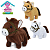 М'яка іграшка YG0263 конячка, ходить, 3 кольори, муз., бат., кул. - 1 - smarttoys.com.ua