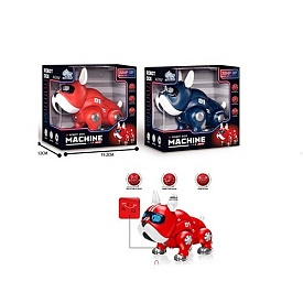 Тварина 613A собака, ходить, хитає головою, муз., світло, бат., 2 кольори, кор., 19-18,5-12 см. - 1 - smarttoys.com.ua