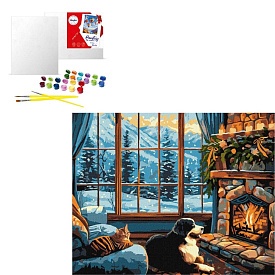 КНО (в обкладинці) "Тепло каміна" 40х50см - 1 - smarttoys.com.ua