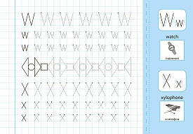 Книга Прописи з наліпками. Пишу англійські друковані літери - 2 - smarttoys.com.ua