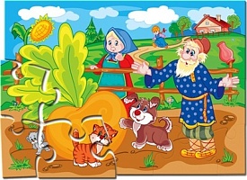 Гра-пазл "Ріпка" NEW 12 ел. в пак. - 2 - smarttoys.com.ua