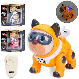 Тварина G253A радіокер. (ІЧ), собака, ходить,танцює,3 кольори,муз.(англ.),світло,бат.,27,5-28,5-17см - 1 - smarttoys.com.ua