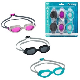 Окуляри для плавання BW 21095 набір 3 шт., 3 кольори, від 14 років, лист - 1 - smarttoys.com.ua
