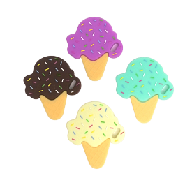 LI 328 (морозиво) Прорізувач для зубів, іграшка - 1 - smarttoys.com.ua