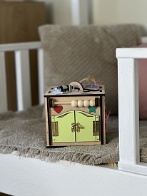 Бізікуб 15х15х15 см не фарбований - 1 - smarttoys.com.ua