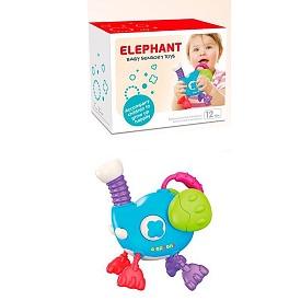 Гра BY210 слон, рухливі деталі, прорізувач, пискавка, кор., 15-12-8 см. - 1 - smarttoys.com.ua