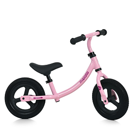 Біговел дитячий 10 д. MBB 1044-3 2 кол. PU, алюм. рама, рожевий. - 1 - smarttoys.com.ua