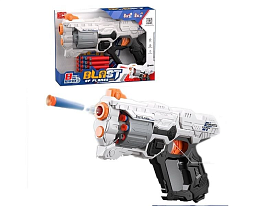 Пістолет XH 931 (36) стріляє м’якими патронами, механічний принцип роботи, 16 патронів, в коробці - 1 - smarttoys.com.ua