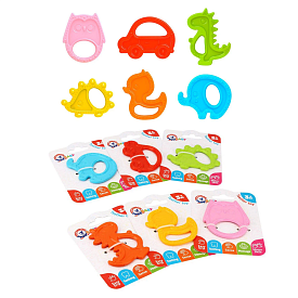 Прорізувач для зубів 9161 (18) "Technok Toys", 6 видів, на листі - 1 - smarttoys.com.ua