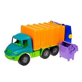 Машина "Атлантіс" сміттєвоз, сітка п / м БІРЮЗОВИЙ/СИНІЙ - 1 - smarttoys.com.ua