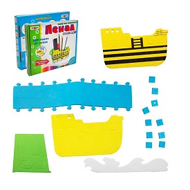 Пенал своїми руками "Кораблик"(укр.), в кор-ці 25,5см-19,5см-3см - 1 - smarttoys.com.ua