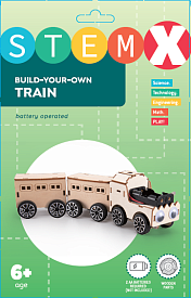 STEAMX конструктор дерев'яний на батарейках: ПОЇЗД - 1 - smarttoys.com.ua