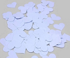 Конфеті для кульок гігантів, 25 грам, сердечка папір, рожевий, блакитний, червоний, малиновий, фіолетовий  - 1 - smarttoys.com.ua