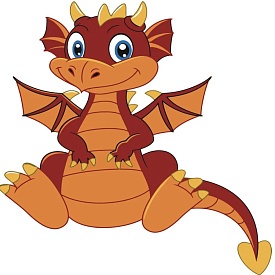 Картина за номерами Strateg ПРЕМІУМ Дракончик з лаком розміром 30х30 см ES089 - 1 - smarttoys.com.ua