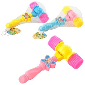 Молоточок 010 пискавка, 3 кольори, сітка, 20-12-4 см. - 1 - smarttoys.com.ua