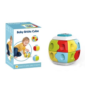 Гра 6698 куб, логіка, збери куб (блоки-пазли), натисни на кнопку (куб розсипається), кор.,15-21-15см - 1 - smarttoys.com.ua