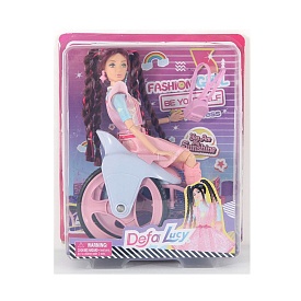 Лялька DEFA 8499 шарнірна, на візку, рюкзак, кор., 23-26-10 см. - 1 - smarttoys.com.ua