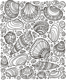 Набір для розпису - антистрес "Мушлі" ТМ "RIVIERA BLANCA", шт	RB-0581	 - 1 - smarttoys.com.ua