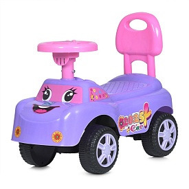 Каталка-толокар M 4073-9 муз., світло, фіолетовий. - 1 - smarttoys.com.ua