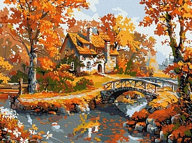 Набір для розпису по номерах. "Ранковий затишок" 30х40см - 1 - smarttoys.com.ua