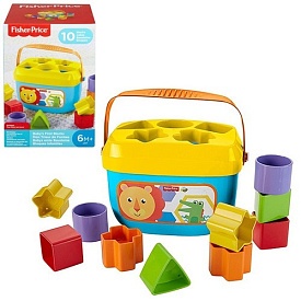Відерце з кубиками "Яскраве" Fisher-Price - 1 - smarttoys.com.ua