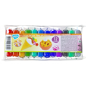 12 кольорів ТМ Lovin Набір для ліплення з повітряним пластиліном - 1 - smarttoys.com.ua