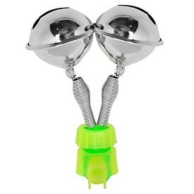 Дзвіночок 2 бубенчика з кріпленням "Фідер" d22мм 50шт/уп SF23986  - 1 - smarttoys.com.ua