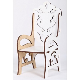 Стілець з підлокітником 2 (білий) - 1 - smarttoys.com.ua