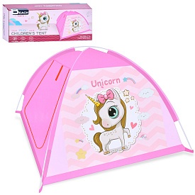 Намет MR 1097 будиночок, единоріг, 122-122-78 см., 1 вхід-накидка, кор., 38-16-8 см. - 1 - smarttoys.com.ua