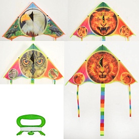 Повітряний змій M 2981 ширина 93см., довж.52см. (з хвостом), струна 30м., 4 вида, кул., 9-67-0,5 см - 1 - smarttoys.com.ua