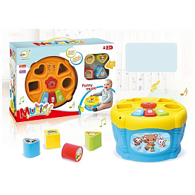 Логічна іграшка QF 366-030 (24) підсвічування, звук, сортер, в коробці - 1 - smarttoys.com.ua