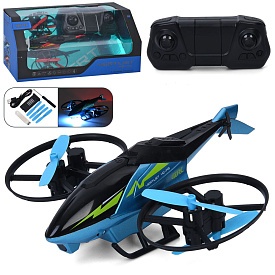 Квадрокоптер 4D-M3 радіок, акум,18см,змінні лопаті, світло,USB-зарядне,2 кольори,в кор.,32-14-15,5см - 1 - smarttoys.com.ua