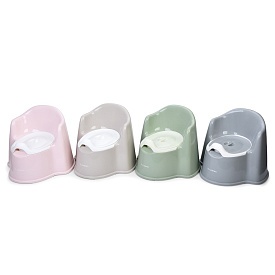 Горщик дитячий El Camino FINO ME 1220 Mix з кришкою,знімна ємність,сір. 4шт,беж 4шт,зел. 2шт,рож 2шт - 1 - smarttoys.com.ua