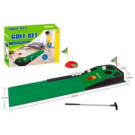 Гольф MR 1417 ігрове поле, ключка (мет.+пласт.), м'ячі 5 шт., лунка, прапорець 2 шт.,кор.,54-37-10см - 1 - smarttoys.com.ua