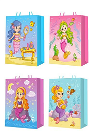 Пакет подарунковий С 57789 (360) 4 види, "Русалка", МАЛИЙ - 1 - smarttoys.com.ua