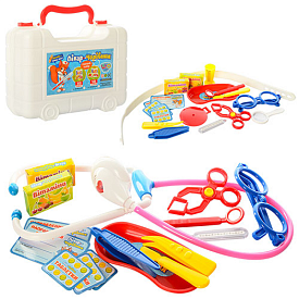 Лікар M 0463 AB валіза, 2 види, 18 предметів, 19-15-7 см. - 1 - smarttoys.com.ua