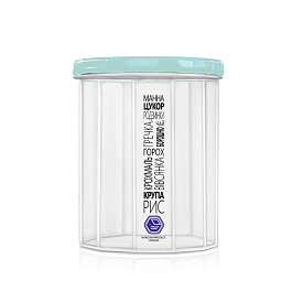 Ємність для сипучих продуктів 1.0л (м`ятна кришка) NP-83о - 1 - smarttoys.com.ua