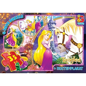 TA004 Пазли ТМ "G-Toys" із серії "Рапунцель", 35 елементів  - 1 - smarttoys.com.ua