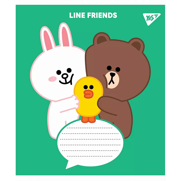 А5/12 кл. YES Line Friends, зошит учнів. - 5 - smarttoys.com.ua