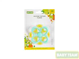 Іграшка дитяча. Прорізувач силіконовий "Квітка" - 1 - smarttoys.com.ua