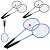 Бадмінтон MS 4935 ракетки 2шт (60см, метал), дерев'яна ручка,1 волан7см,3 кольори,сітка - 1 - smarttoys.com.ua