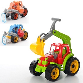 Іграшка "Трактор з ковшем ТехноК", арт. 3435 - 1 - smarttoys.com.ua