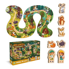 Пазл Хто живе в лісі? - 1 - smarttoys.com.ua