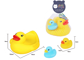 Набір для купання Качка з каченятами 3шт - 1 - smarttoys.com.ua
