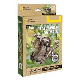 Cubic Fun Тривимірна головоломка-конструктор серії Дикі тварини "Лінивець", арт. DS1175h - 1 - smarttoys.com.ua