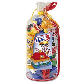 Конструктор дитячий "НІК-3" (127 дет.) шитий кульок - 1 - smarttoys.com.ua