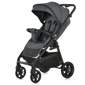 Візок дитячий ME 1181 DAHLIA Volcanic Gray прогулянковий,до 22 кг.,PU колеса,регул.ручка,чохол,сірий - 1 - smarttoys.com.ua